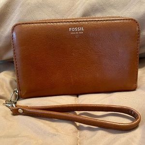 Fossil brown RFID wallet
